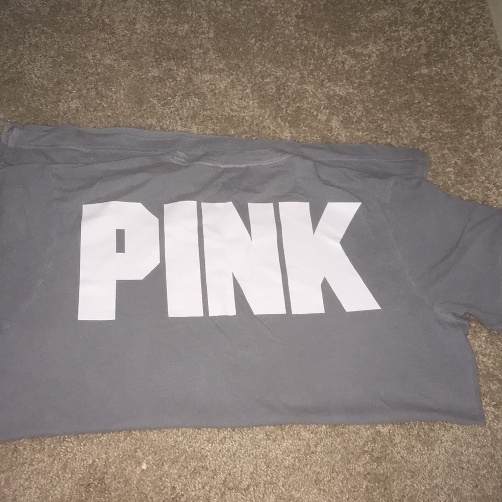 Gray PINK t shirt